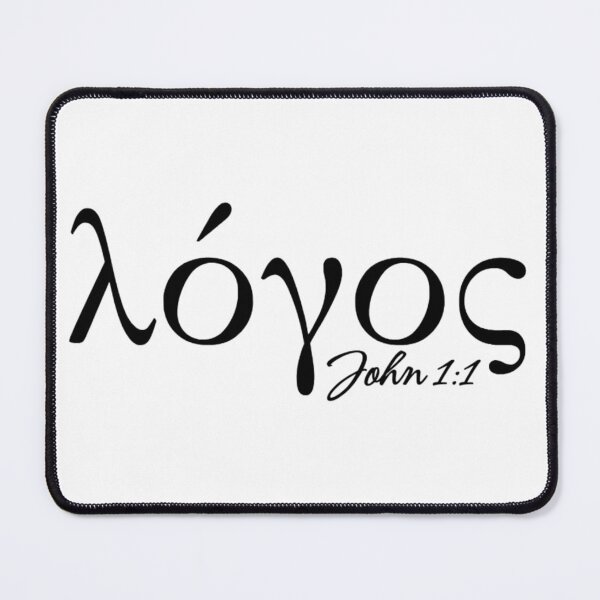 Item preview, Logos - John 1:1 The Word Was God - Black Design designed and sold by MoriaStore.