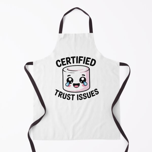 Item preview, Certified Trust Issues Funny Meme Cute Emotional Humor Relatable Design designed and sold by Cool-cat-art.