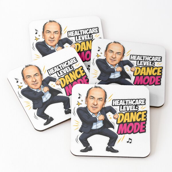 Item preview, The Dancing Minister Meme – Funny Political Victory Dance, Hungary Election Health Minister designed and sold by digiscapeart.