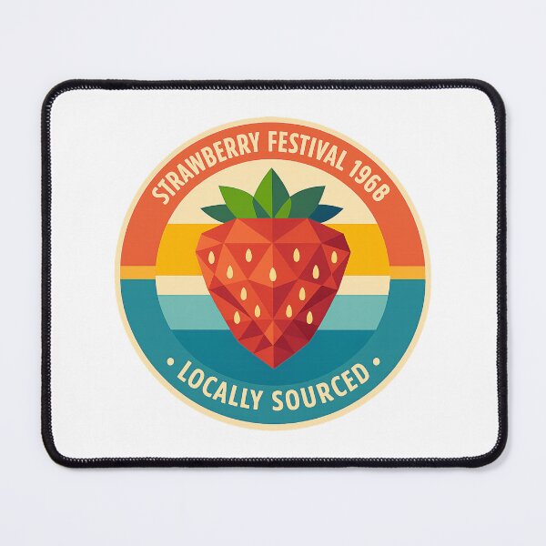 Item preview, Strawberry Festival 1968 Locally Sourced designed and sold by LuveraxArt.