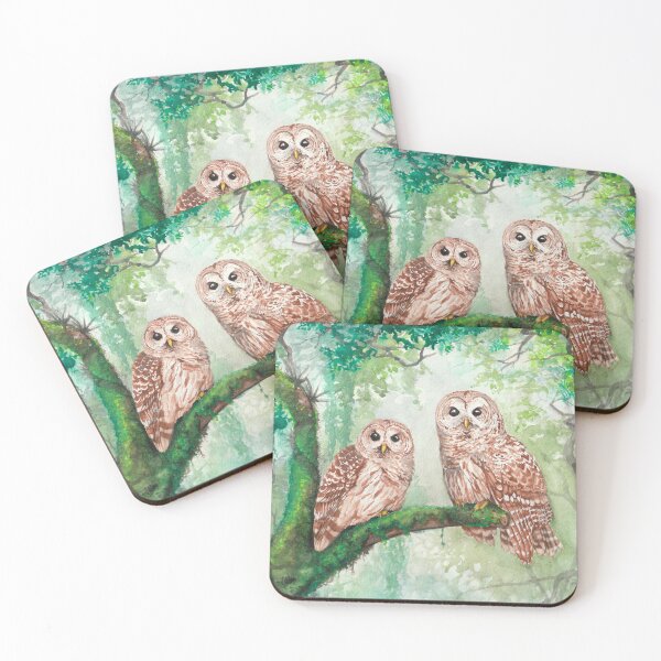 Item preview, Barred Owls designed and sold by Jessicas-Corner.