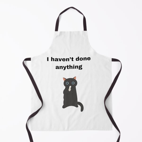 Item preview, Funny Innocent Black Cat - I Haven't Done Anything designed and sold by PeplumiArt.