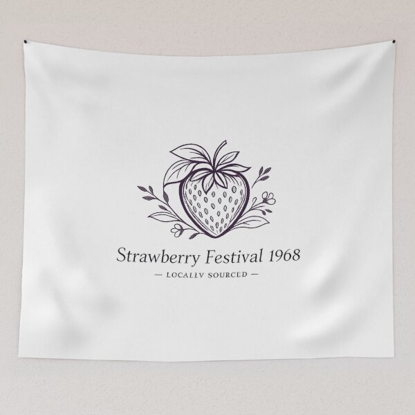 Item preview, Strawberry Festival 1968 Locally Sourced designed and sold by LuveraxArt.