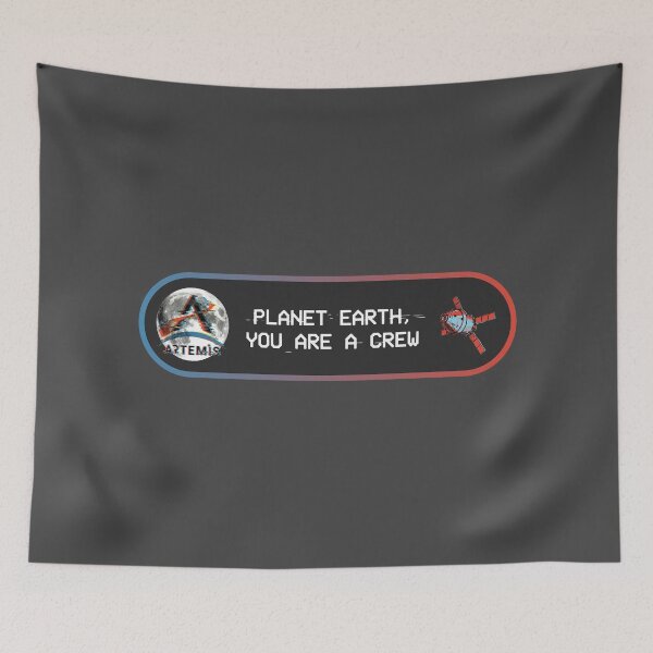 Item preview, Artemis II - Planet Earth Crew Mission Space Banner - Artemis 2 designed and sold by KiwiRider.