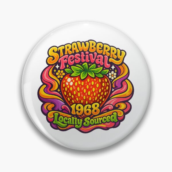 Item preview, Strawberry Festival 1968 Locally Sourced designed and sold by LuveraxArt.