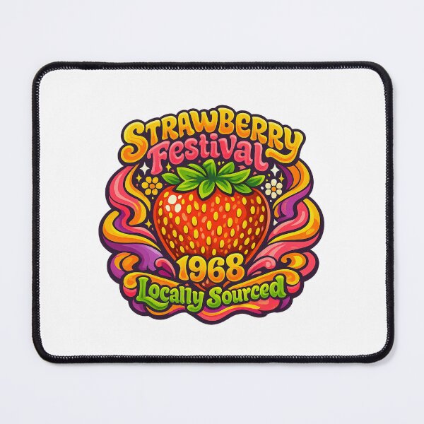 Item preview, Strawberry Festival 1968 Locally Sourced designed and sold by LuveraxArt.