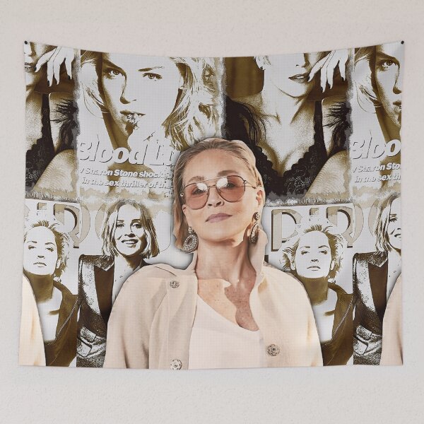 Item preview, Sharon stone actress art designed and sold by calamityjay.
