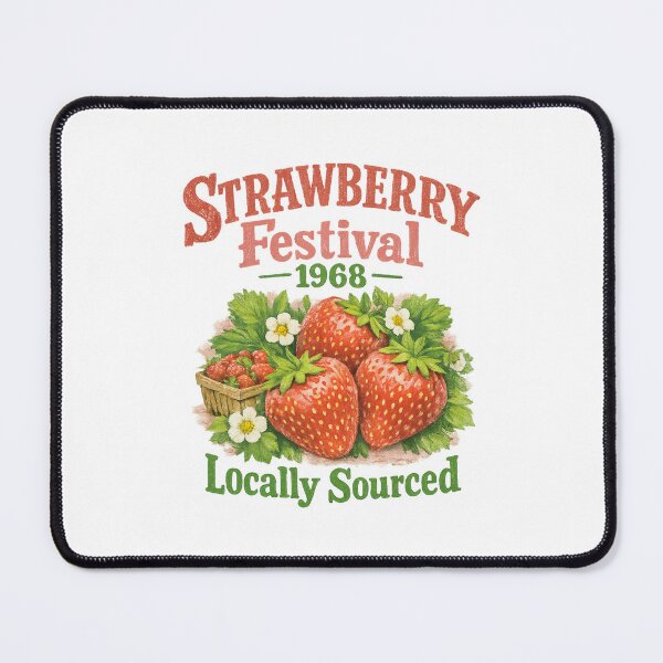 Item preview, Strawberry Festival 1968 Locally Sourced designed and sold by LuveraxArt.
