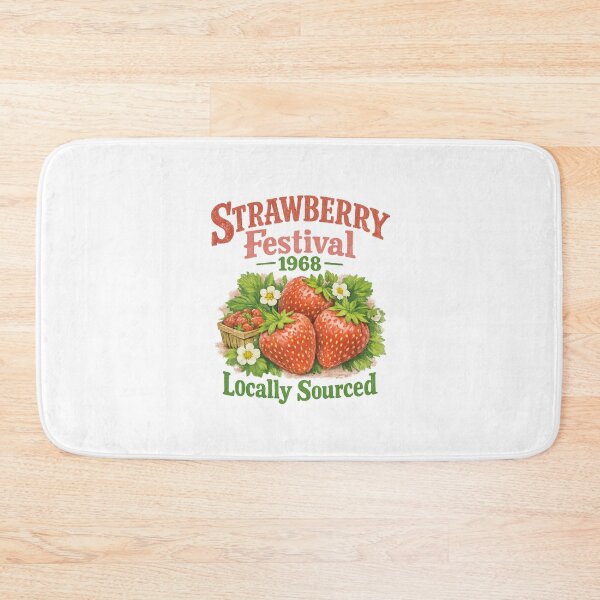 Item preview, Strawberry Festival 1968 Locally Sourced designed and sold by LuveraxArt.