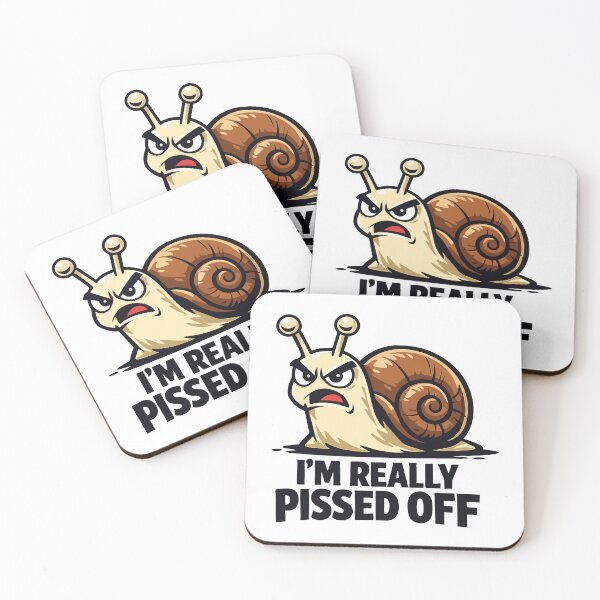 Item preview, Angry Snail – I’m Really Pissed Off Funny Meme Shirt designed and sold by Mati-Studio.