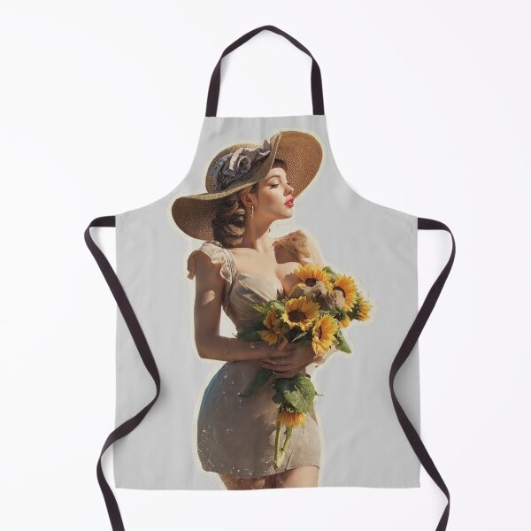 Item preview, Cinematic Retro Sun-Kissed Pin-Up – 1940s Hollywood Glamour designed and sold by SunPeachRetro.