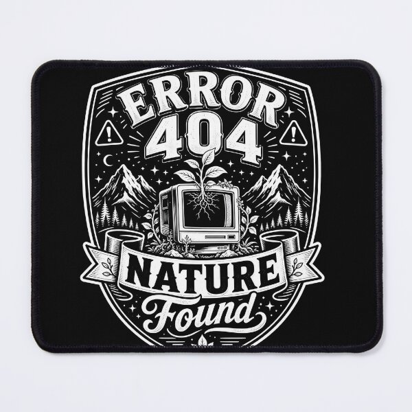 Item preview, Error 404 Nature Found designed and sold by NeuralDraft.