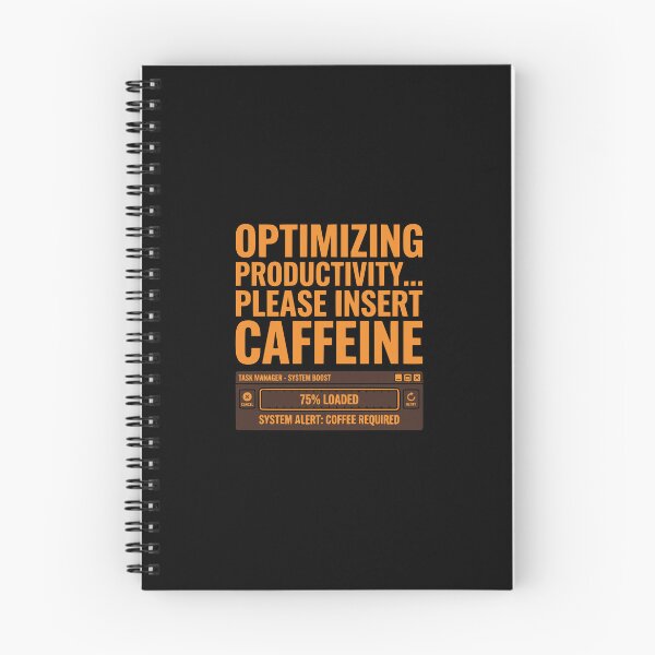 Item preview, Productivity Loading Insert Caffeine Tech Humor designed and sold by Ixnor.