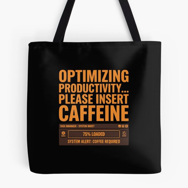Item preview, Productivity Loading Insert Caffeine Tech Humor designed and sold by Ixnor.