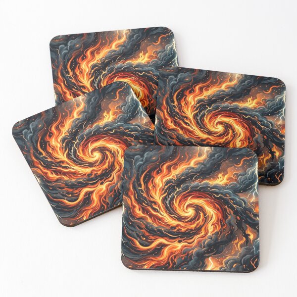 Item preview, Elemental Vortex: Fire and Lightning Storm designed and sold by edstorebeaches.