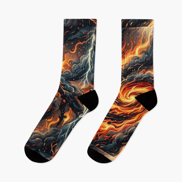 Item preview, Elemental Vortex: Fire and Lightning Storm designed and sold by edstorebeaches.