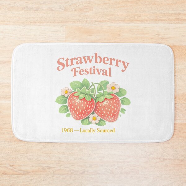 Item preview, Strawberry Festival 1968 Locally Sourced designed and sold by LuveraxArt.