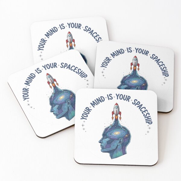 Item preview, Your Mind Is Your Spaceship – Cosmic Mindset Rocket Design designed and sold by Altair_.