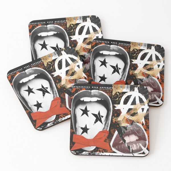 Item preview, Anarchist collage, 90s vibes design designed and sold by Deathcocoshots.