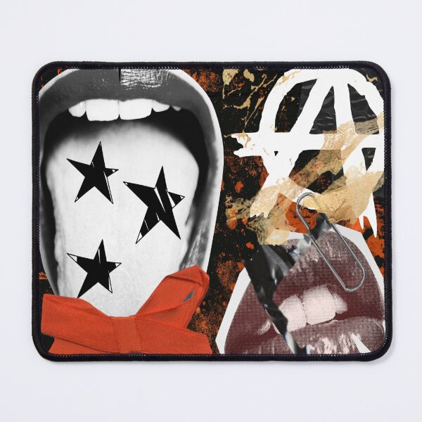 Item preview, Anarchist collage, 90s vibes design designed and sold by Deathcocoshots.