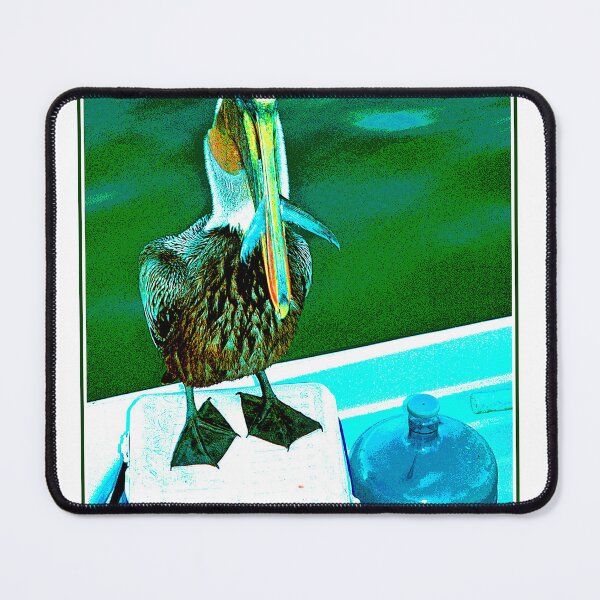 Item preview, Brown Pelican With Fish Tail Protruding from Pouch designed and sold by AMacGPhilly.