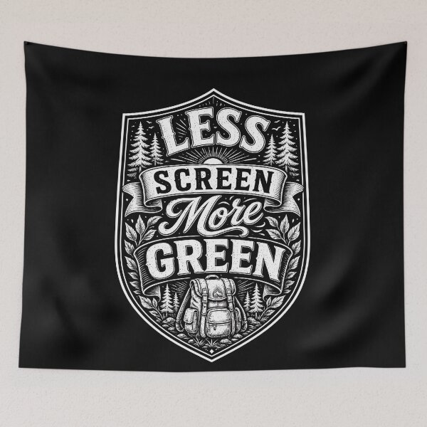 Item preview, Less Screen More Green designed and sold by NeuralDraft.
