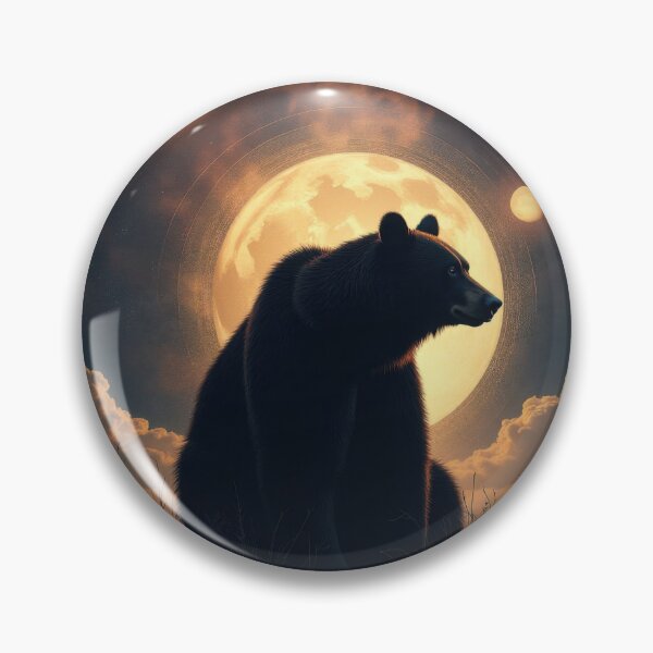 Item preview, Hilltop Black Bear designed and sold by HabitableMoons.