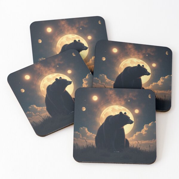 Item preview, Hilltop Black Bear designed and sold by HabitableMoons.