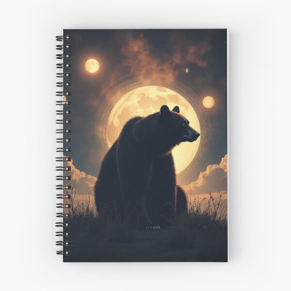 Item preview, Hilltop Black Bear designed and sold by HabitableMoons.