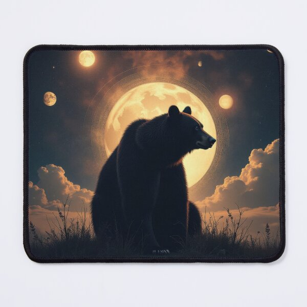 Item preview, Hilltop Black Bear designed and sold by HabitableMoons.