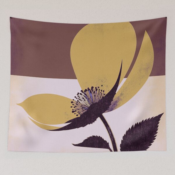 Item preview, Modern Ochre Petals designed and sold by joycrysstudio.