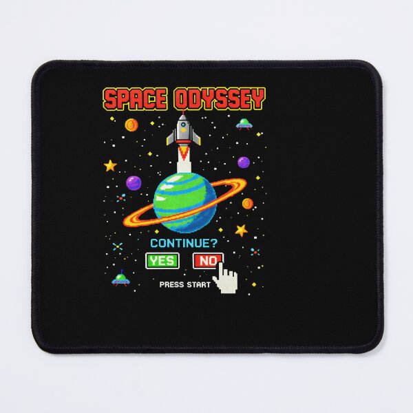 Item preview, Space Odyssey Retro Gaming T-Shirt - 8-Bit Pixel Art Rocket Arcade designed and sold by Cree8if.