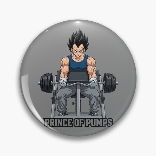 Item preview, Prince of Pumps Anime Gym –Bodybuilding Workout Fitness Design designed and sold by Inner Flame Studio.