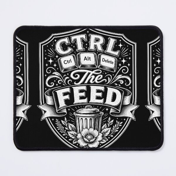 Item preview, Ctrl Alt Delete The Feed Tee designed and sold by NeuralDraft.