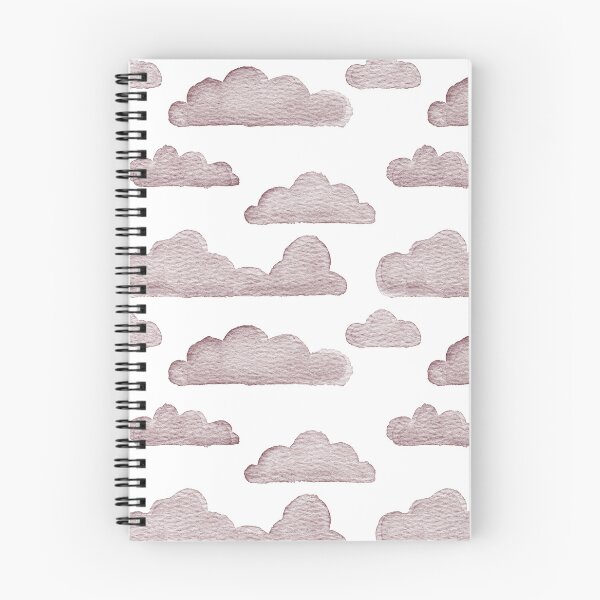 Item preview, Dreamtime Clouds Watercolor Pattern - Snow + Wine - No BG Texture designed and sold by Irene Estelle.