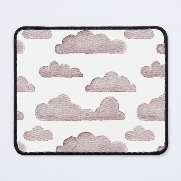 Item preview, Dreamtime Clouds Watercolor Pattern - Snow + Wine - No BG Texture designed and sold by Irene Estelle.