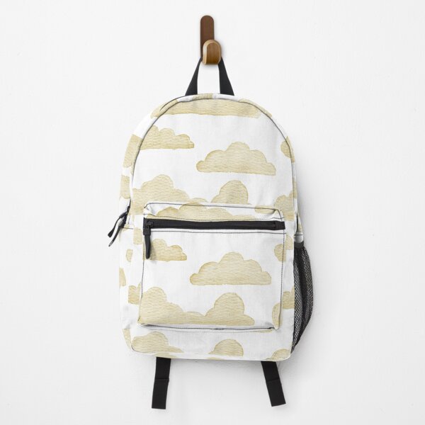 Item preview, Dreamtime Clouds Watercolor Pattern - Snow + Saffron - No BG Texture designed and sold by Irene Estelle.