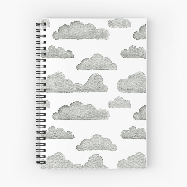 Item preview, Dreamtime Clouds Watercolor Pattern - Snow + Pine - No BG Texture designed and sold by Irene Estelle.
