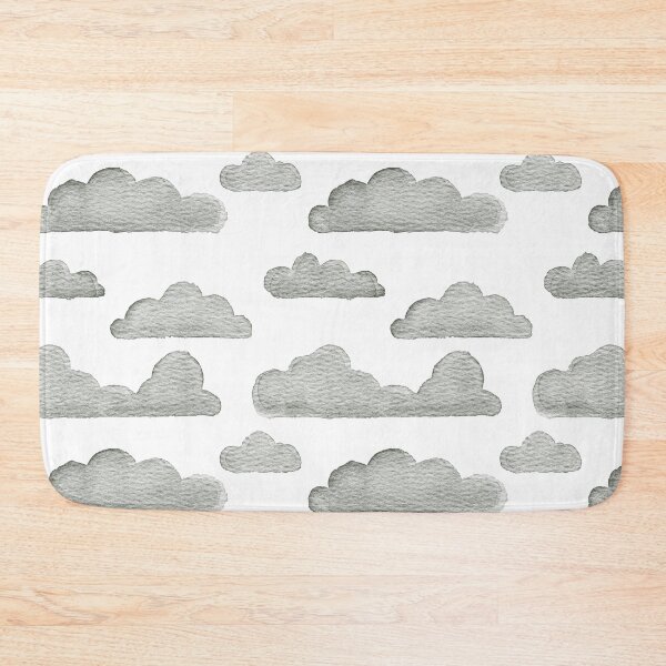 Item preview, Dreamtime Clouds Watercolor Pattern - Snow + Pine - No BG Texture designed and sold by Irene Estelle.