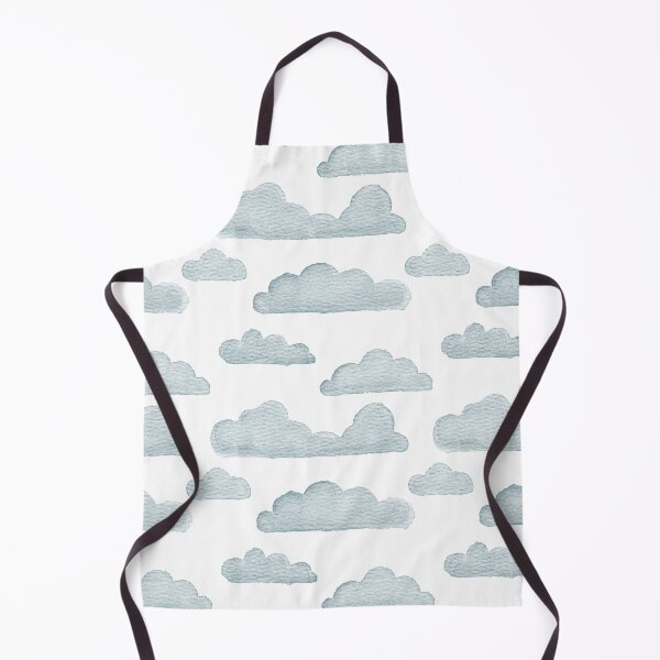 Item preview, Dreamtime Clouds Watercolor Pattern - Snow + Peacock - No BG Texture designed and sold by Irene Estelle.