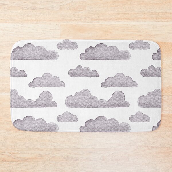 Item preview, Dreamtime Clouds Watercolor Pattern - Snow + Fig - No BG Texture designed and sold by Irene Estelle.