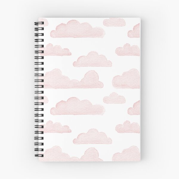 Item preview, Dreamtime Clouds Watercolor Pattern - Snow + Rose - No BG Texture designed and sold by Irene Estelle.