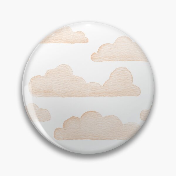 Item preview, Dreamtime Clouds Watercolor Pattern - Snow + Melon - No BG Texture designed and sold by Irene Estelle.