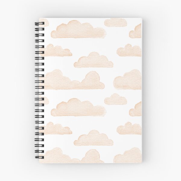 Item preview, Dreamtime Clouds Watercolor Pattern - Snow + Melon - No BG Texture designed and sold by Irene Estelle.