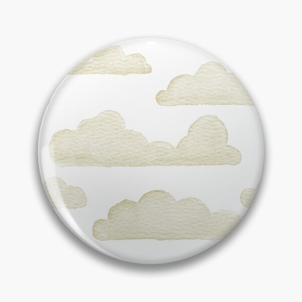Item preview, Dreamtime Clouds Watercolor Pattern - Snow + Gold - No BG Texture designed and sold by Irene Estelle.