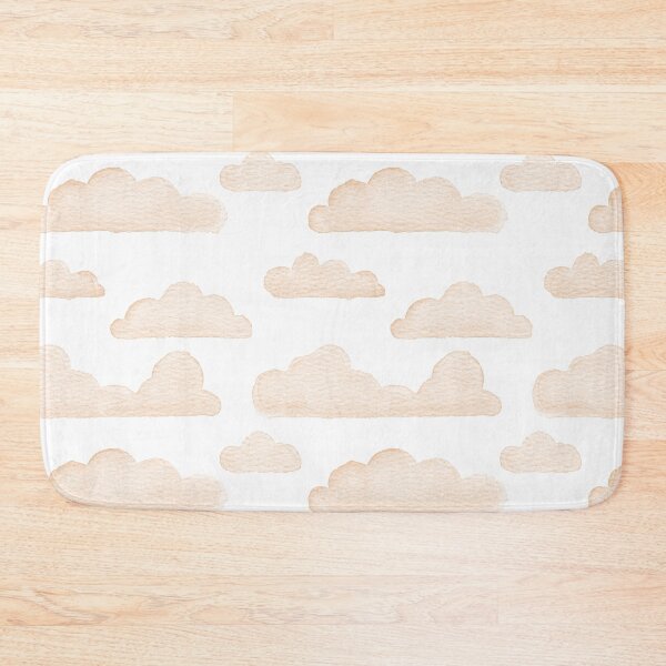 Item preview, Dreamtime Clouds Watercolor Pattern - Snow + Melon - No BG Texture designed and sold by Irene Estelle.