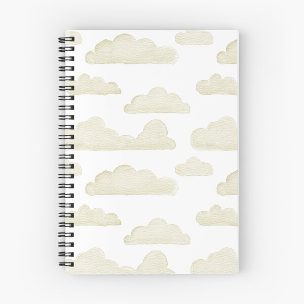 Item preview, Dreamtime Clouds Watercolor Pattern - Snow + Gold - No BG Texture designed and sold by Irene Estelle.