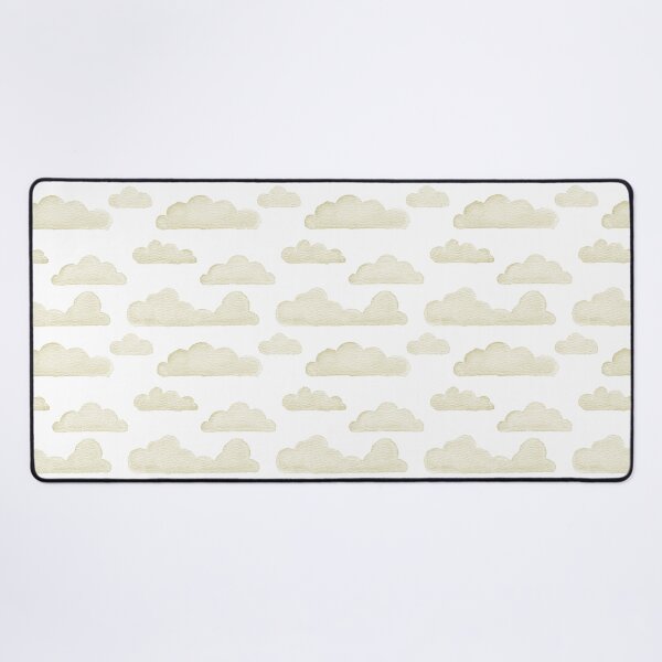 Item preview, Dreamtime Clouds Watercolor Pattern - Snow + Gold - No BG Texture designed and sold by Irene Estelle.