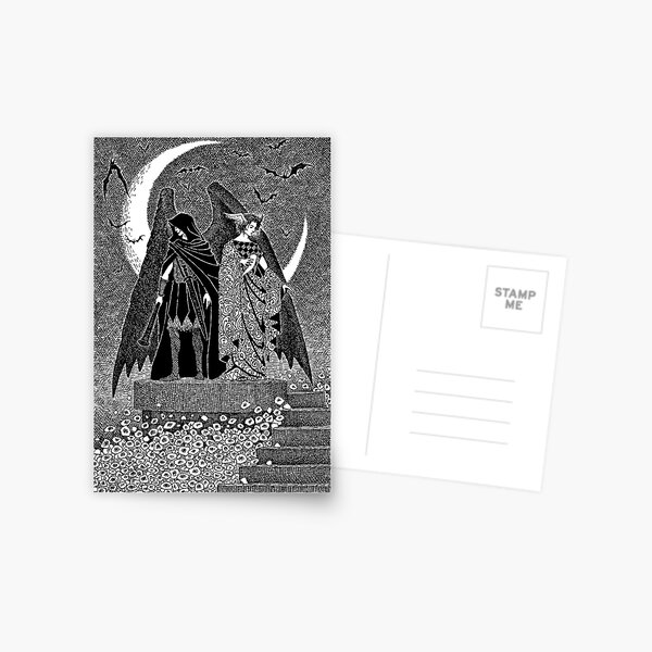 Thanatos und Hypnos Postkarte