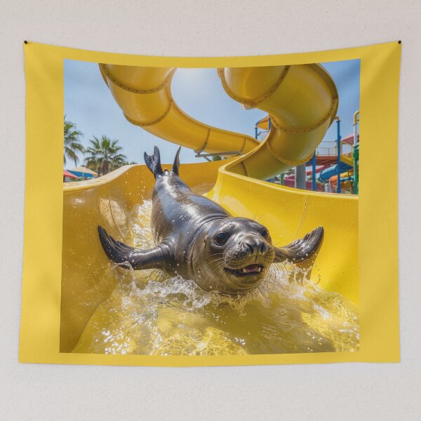 Item preview, Seal Sails Down Water Slide designed and sold by Tridentulus.